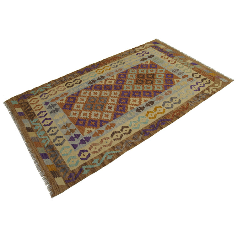 Gracie Oaks Amorsolo 100cm X 170cm Brown/Purple/Orange Area Rug